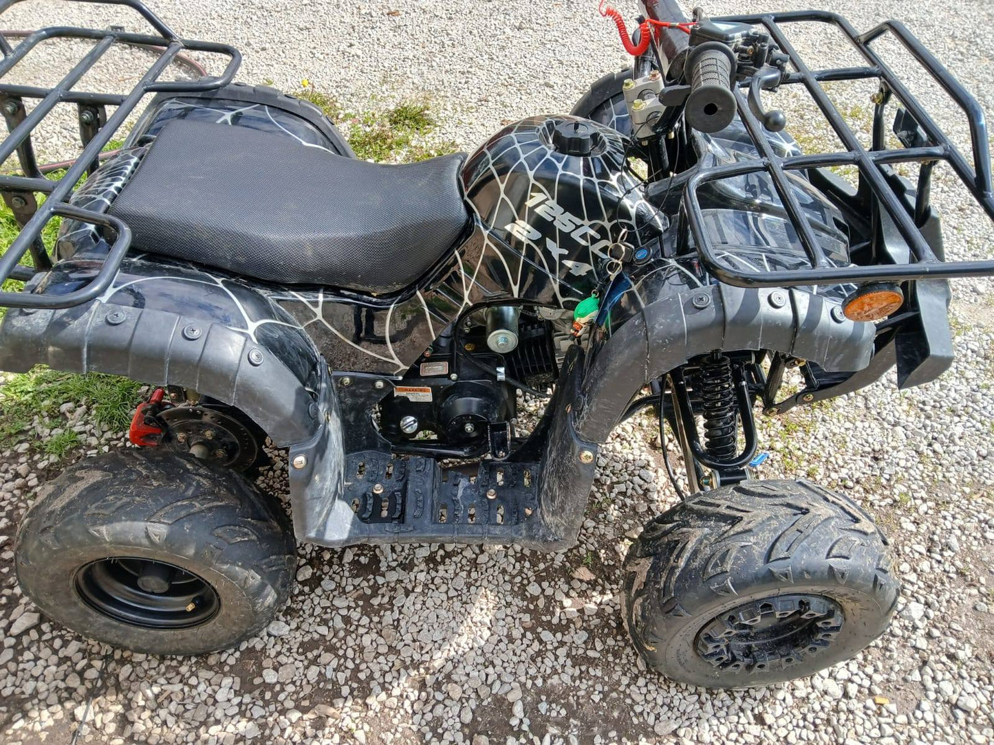 125cc RPS Atv Spider Black Christmas Special